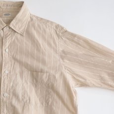 画像4: 50's ARROW COTTON BROAD STRIPE DRESS SHIRT (4)