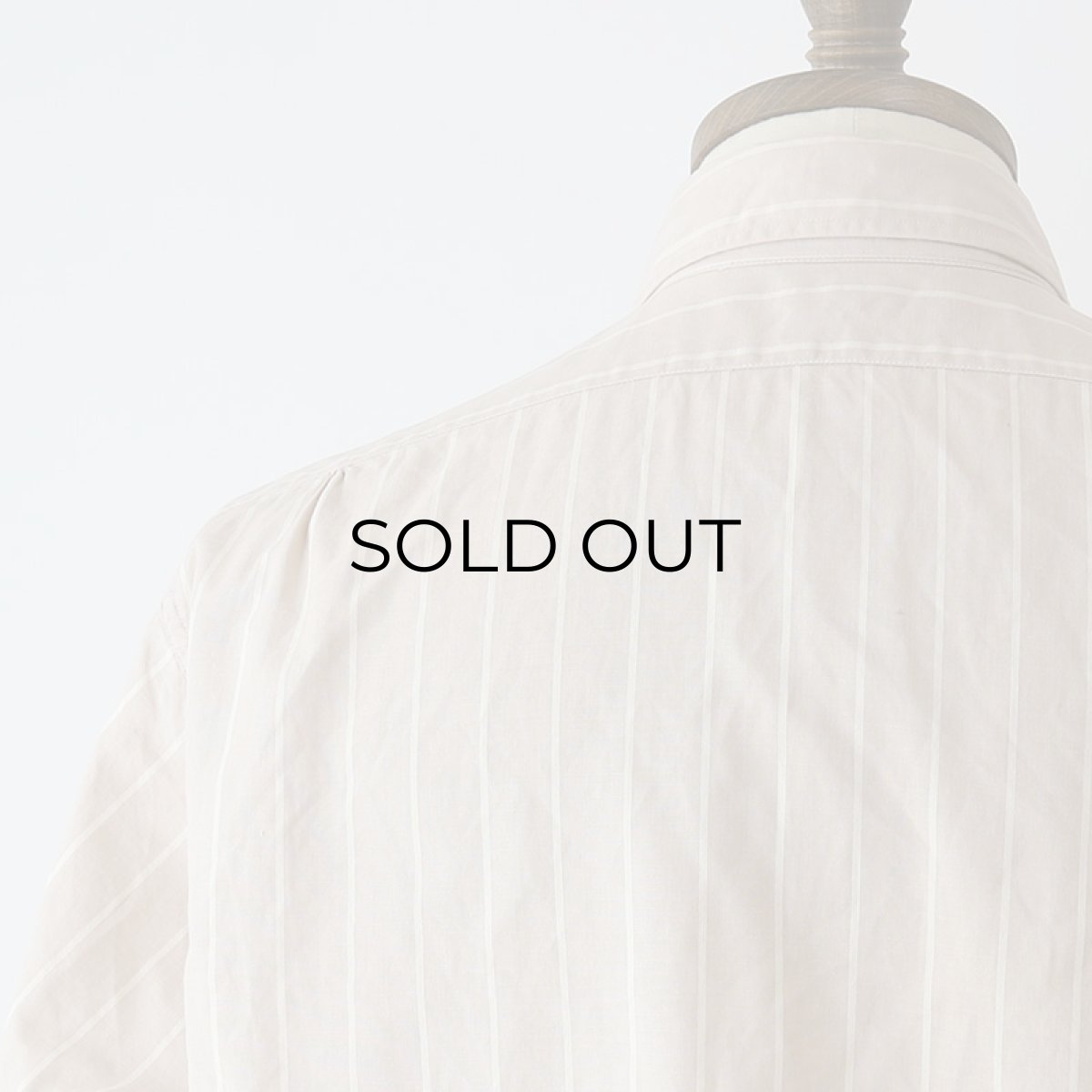 画像12: 50's ARROW COTTON BROAD STRIPE DRESS SHIRT (12)