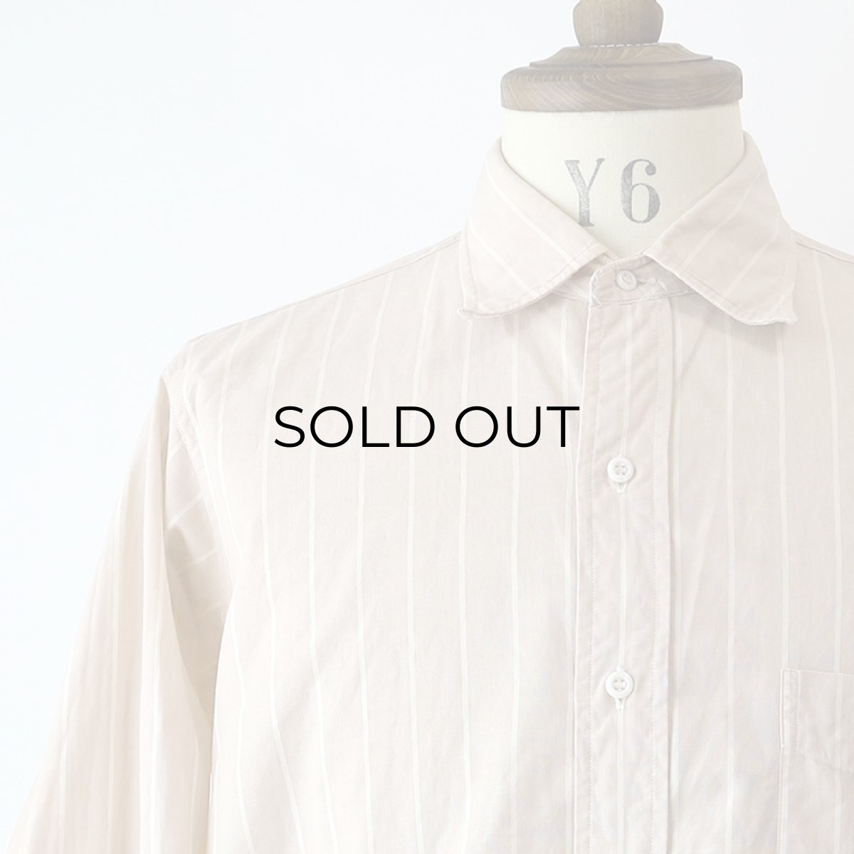 画像10: 50's ARROW COTTON BROAD STRIPE DRESS SHIRT (10)