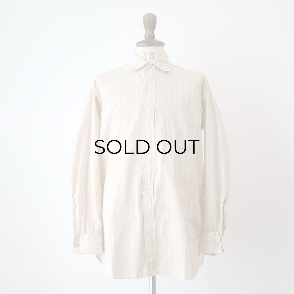 画像13: 50's ARROW COTTON BROAD STRIPE DRESS SHIRT (13)