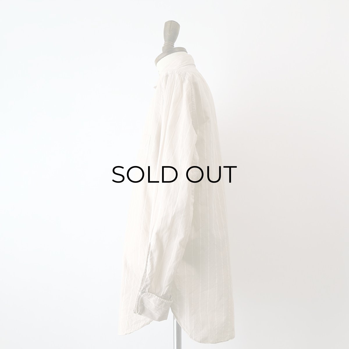 画像14: 50's ARROW COTTON BROAD STRIPE DRESS SHIRT (14)