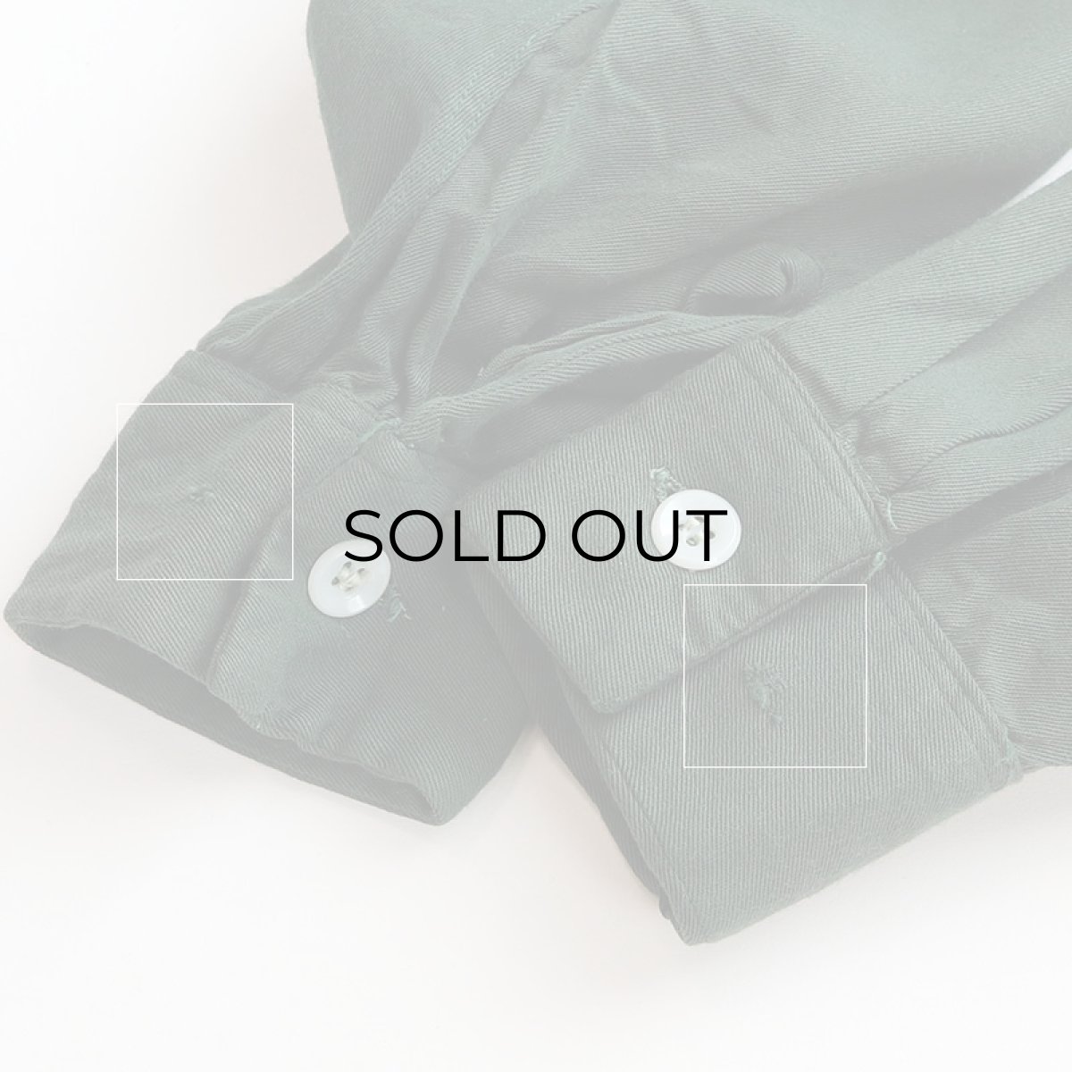 画像11: 50's Sportswear RAYON GABARDINE OPEN COLLAR BOX SHIRT (11)