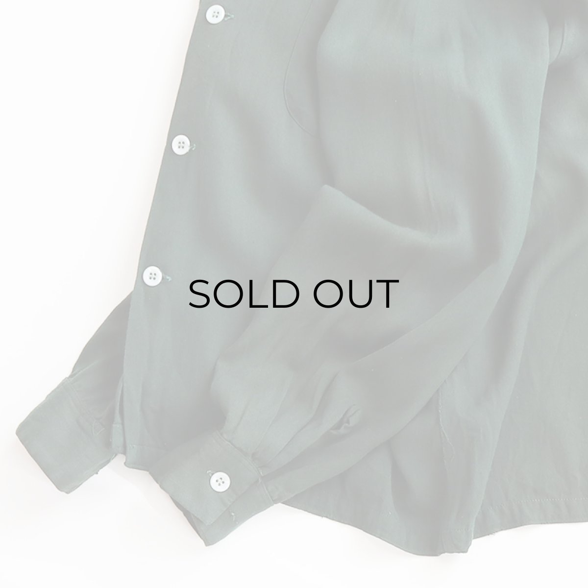 画像6: 50's Sportswear RAYON GABARDINE OPEN COLLAR BOX SHIRT (6)