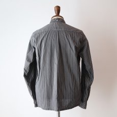 画像15: 60's Lanier COTTON STRIPE B/D OPEN COLLAR BOX SHIRT (15)