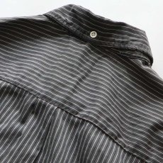 画像8: 60's Lanier COTTON STRIPE B/D OPEN COLLAR BOX SHIRT (8)