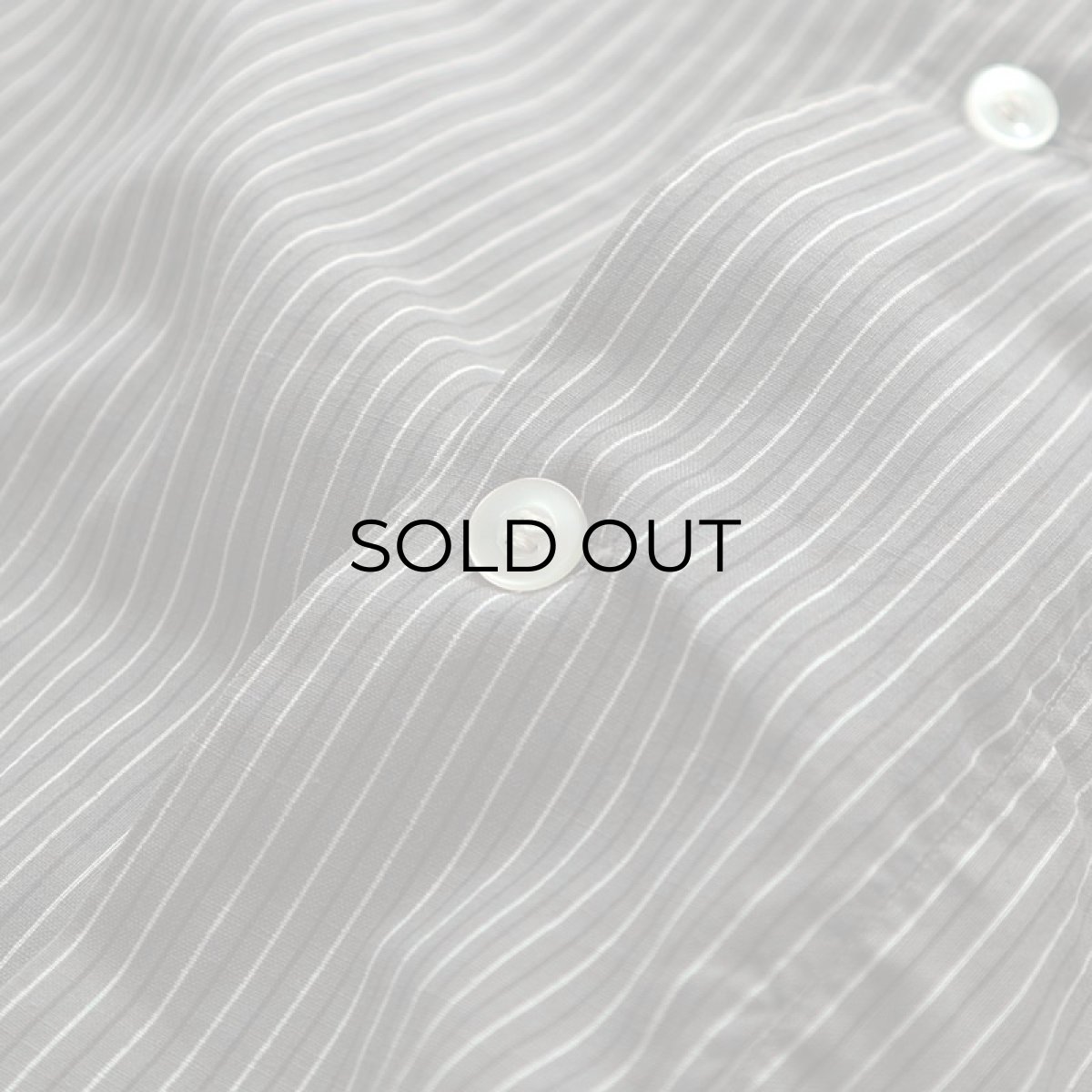 画像6: 60's Lanier COTTON STRIPE B/D OPEN COLLAR BOX SHIRT (6)