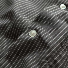 画像6: 60's Lanier COTTON STRIPE B/D OPEN COLLAR BOX SHIRT (6)