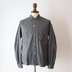 画像13: 60's Lanier COTTON STRIPE B/D OPEN COLLAR BOX SHIRT (13)