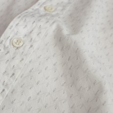 画像9: 〜50's NEWMARK COTTON ALL OVER PATTERN BAND COLLAR DRESS SHIRT (9)