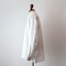 画像15: 〜50's NEWMARK COTTON ALL OVER PATTERN BAND COLLAR DRESS SHIRT (15)