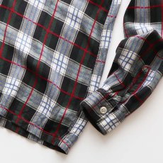 画像8: 〜60's UNKNOWN BRAND RAYON CHECK OPEN COLLAR BOX SHIRT (8)