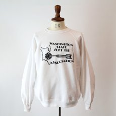 画像10: 〜90's Hanes PRINT CREW NECK SWEAT "WASHINGTON STATE SOFT TIP" "MADE IN USA" (10)