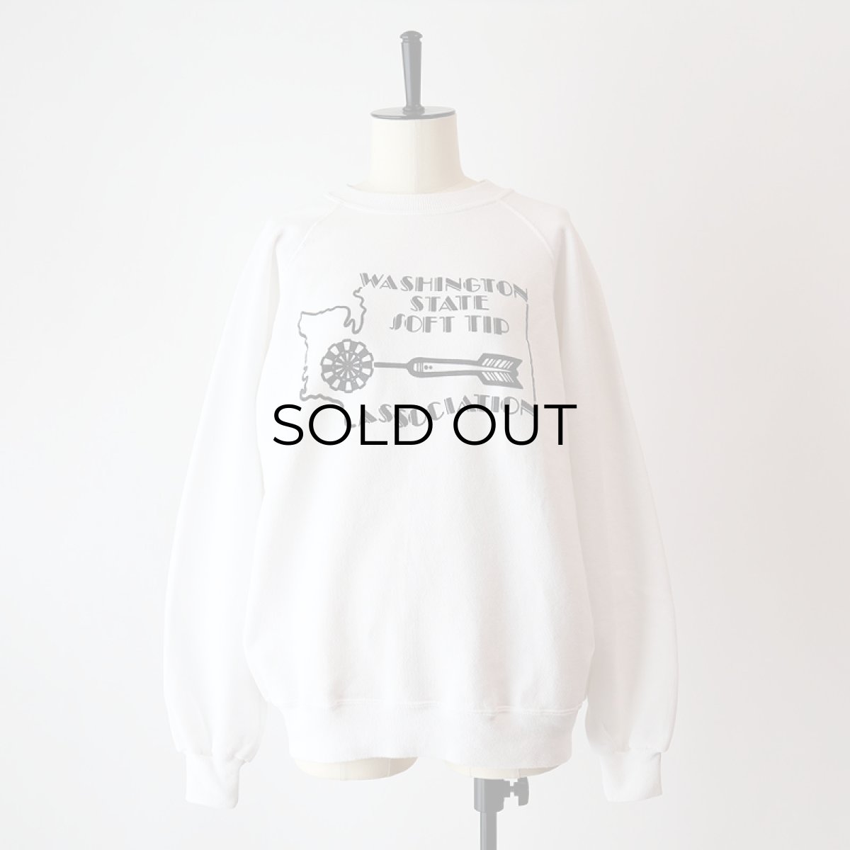 画像13: 〜90's Hanes PRINT CREW NECK SWEAT "WASHINGTON STATE SOFT TIP" "MADE IN USA" (13)