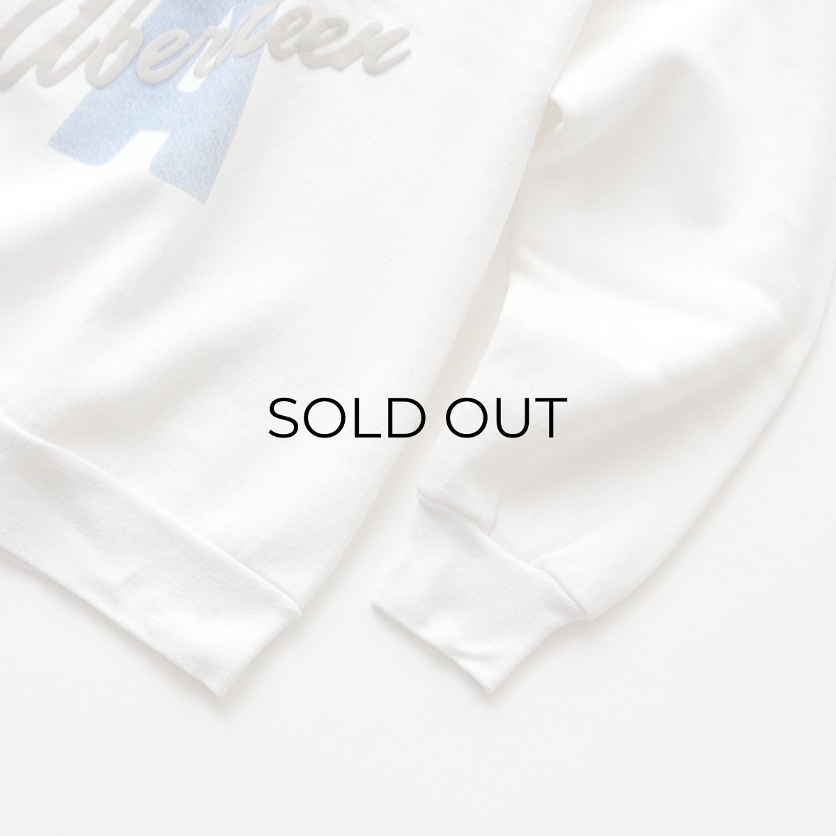 画像5: 〜90's WOLF PUFF PRINT CREW NECK SWEAT "University South Aberdeen" "MADE IN USA" (5)