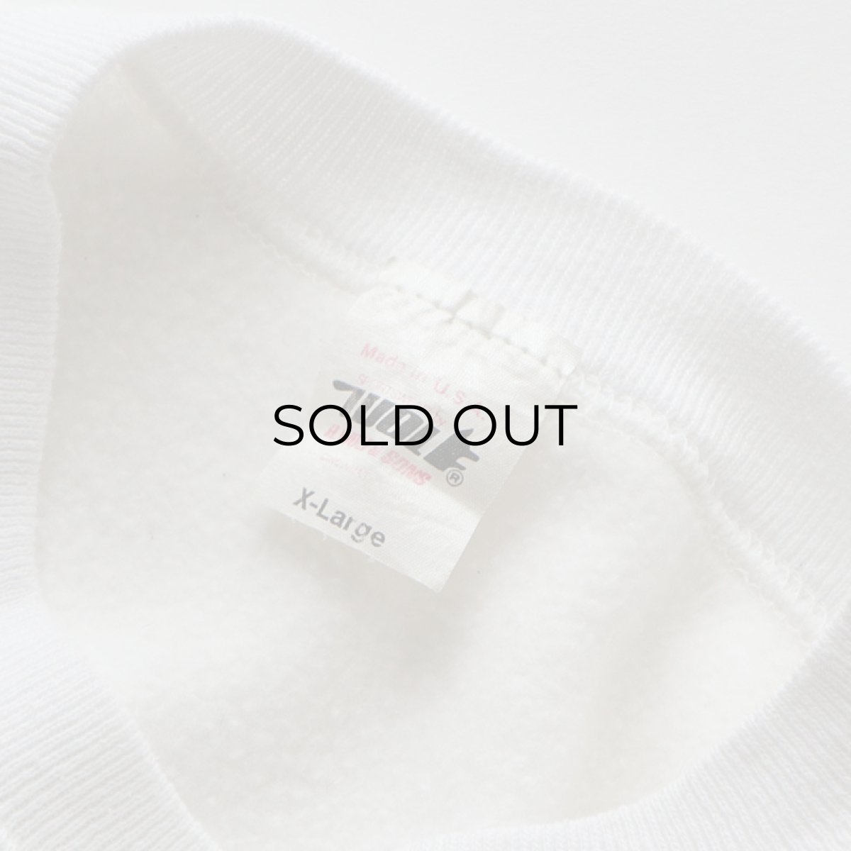 画像8: 〜90's WOLF PUFF PRINT CREW NECK SWEAT "University South Aberdeen" "MADE IN USA" (8)