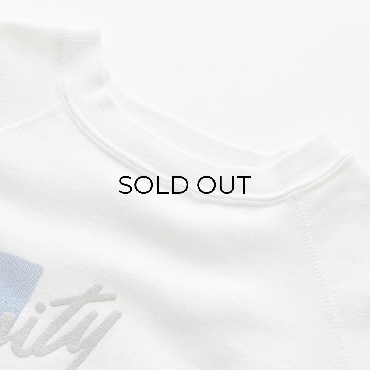 画像4: 〜90's WOLF PUFF PRINT CREW NECK SWEAT "University South Aberdeen" "MADE IN USA" (4)