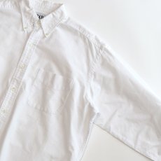 画像3: 90's GAP WHITE COTTON OXFORD B/D SHIRT (3)