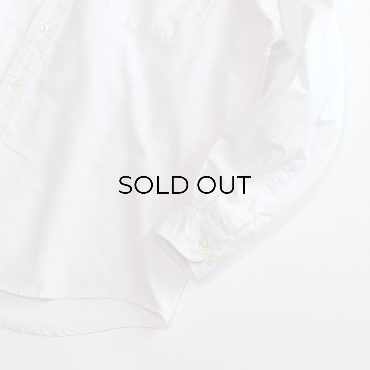 画像4: 90's GAP WHITE COTTON OXFORD B/D SHIRT (4)