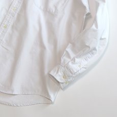 画像4: 90's GAP WHITE COTTON OXFORD B/D SHIRT (4)