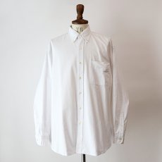 画像7: 90's GAP WHITE COTTON OXFORD B/D SHIRT (7)