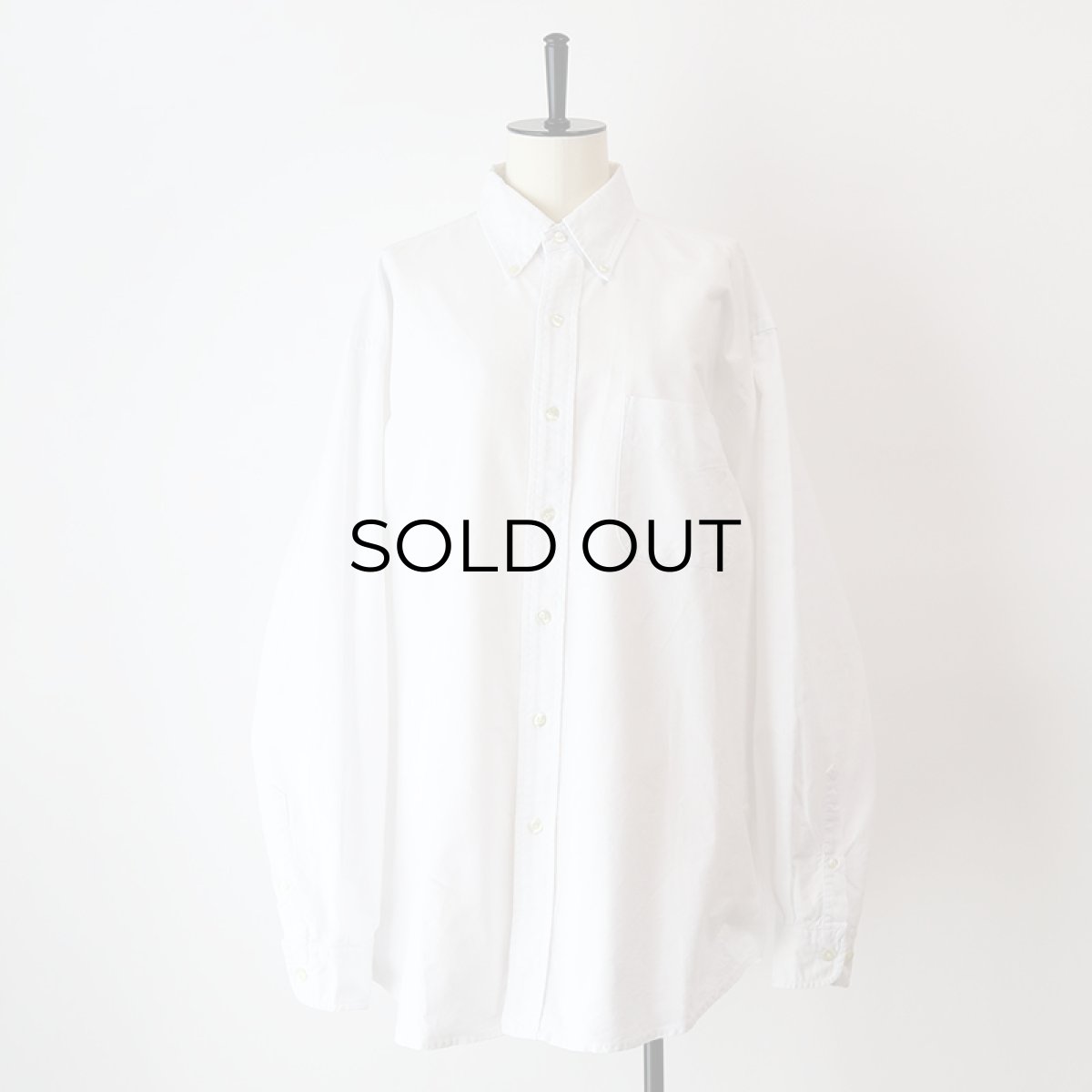 画像9: 90's GAP WHITE COTTON OXFORD B/D SHIRT (9)