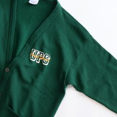画像3: 〜90's SANTEE sweats PRINT SWEAT CARDIGAN "UPS Puget Sound" "MADE IN USA" (3)