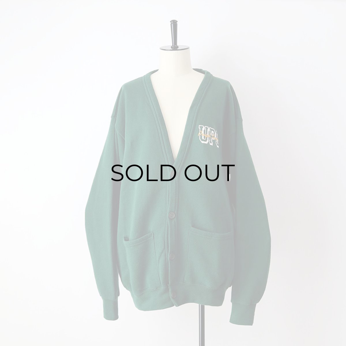 画像10: 〜90's SANTEE sweats PRINT SWEAT CARDIGAN "UPS Puget Sound" "MADE IN USA" (10)