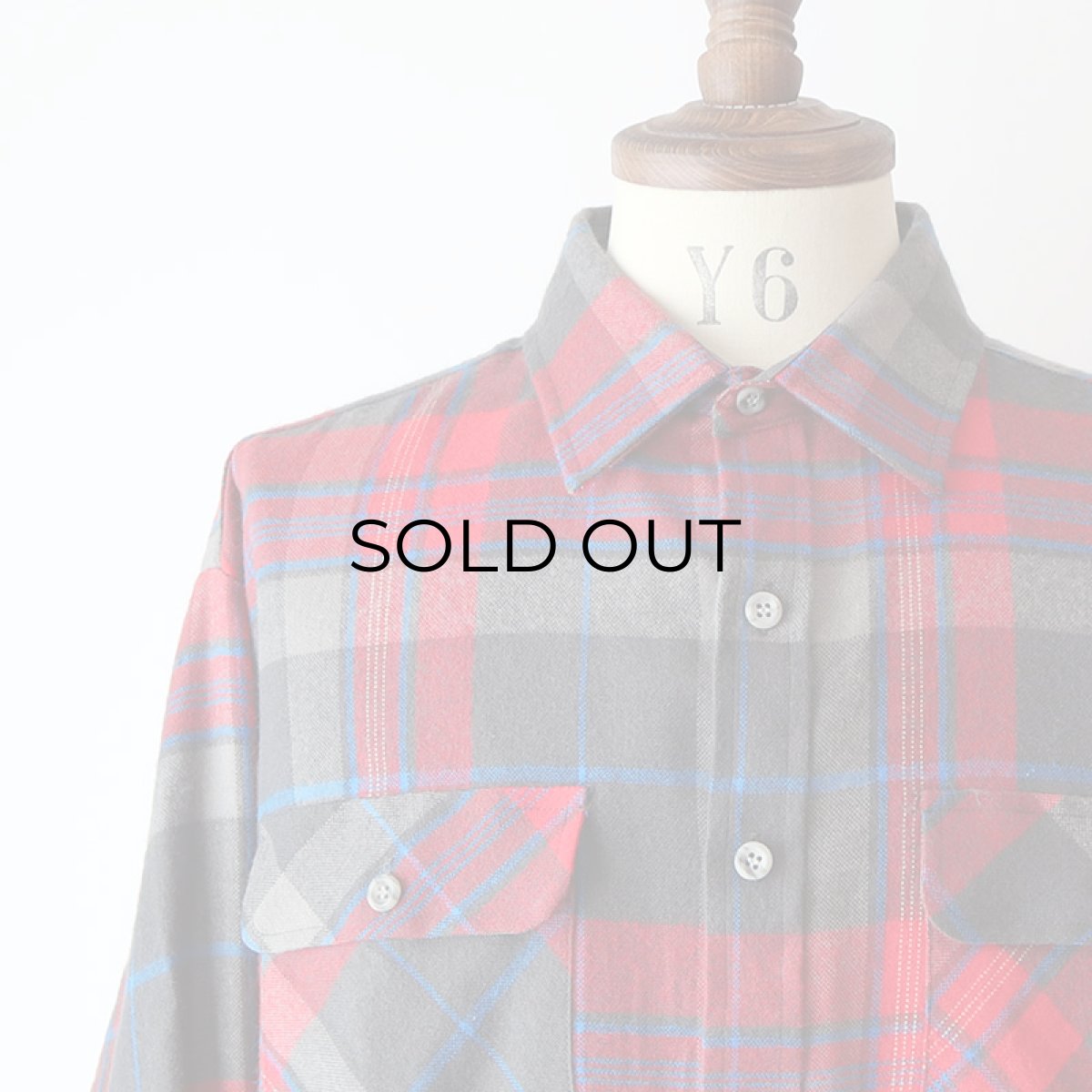 画像8: 80's ST. JOHN'S BAY ACRYLIC CHECK SHIRT (8)