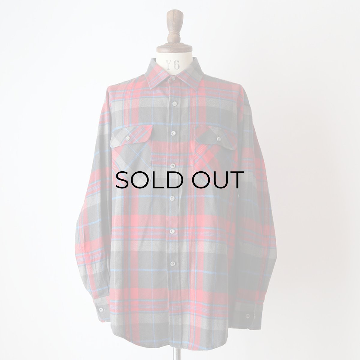画像9: 80's ST. JOHN'S BAY ACRYLIC CHECK SHIRT (9)