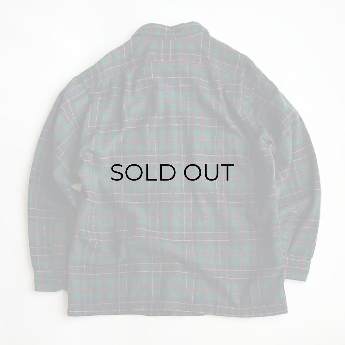 画像3: 70's〜 PENDLETON WOOL CHECK BOARD SHIRT (3)