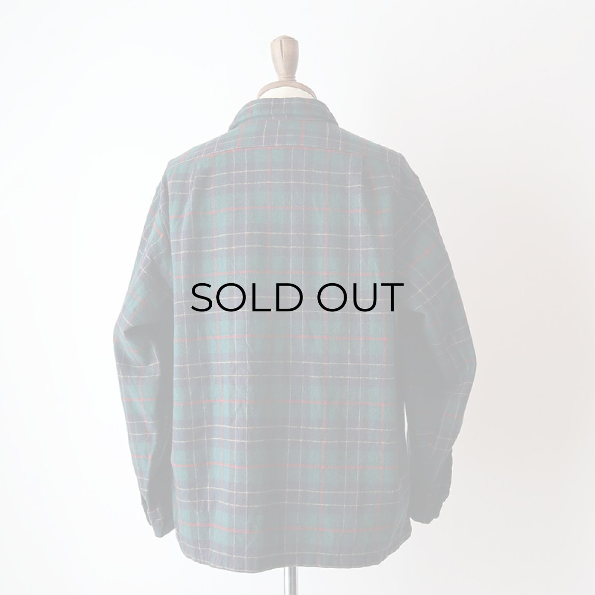 画像12: 70's〜 PENDLETON WOOL CHECK BOARD SHIRT (12)