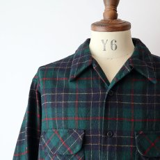 画像9: 70's〜 PENDLETON WOOL CHECK BOARD SHIRT (9)
