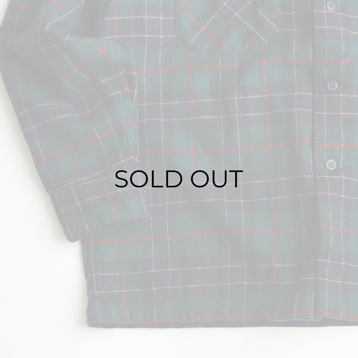 画像5: 70's〜 PENDLETON WOOL CHECK BOARD SHIRT (5)