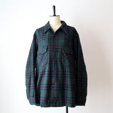 画像13: 70's〜 PENDLETON WOOL CHECK BOARD SHIRT (13)