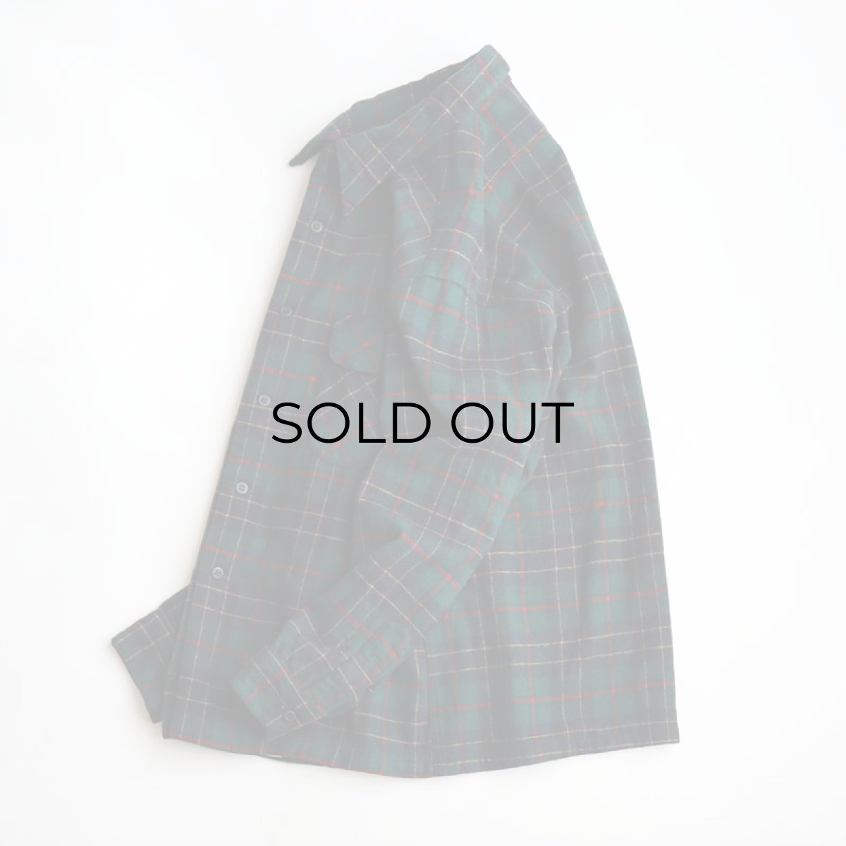 画像2: 70's〜 PENDLETON WOOL CHECK BOARD SHIRT (2)