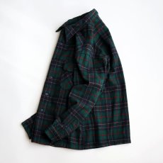 画像2: 70's〜 PENDLETON WOOL CHECK BOARD SHIRT (2)