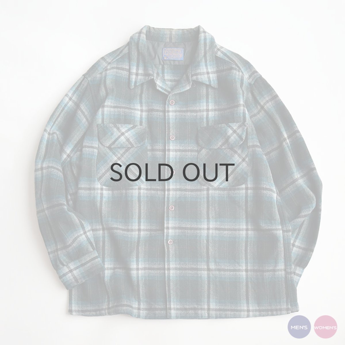 画像1: 70's〜 PENDLETON WOOL CHECK BOARD SHIRT (1)