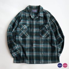 画像1: 70's〜 PENDLETON WOOL CHECK BOARD SHIRT (1)