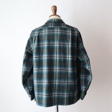 画像15: 70's〜 PENDLETON WOOL CHECK BOARD SHIRT (15)