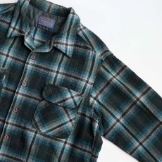 画像4: 70's〜 PENDLETON WOOL CHECK BOARD SHIRT (4)