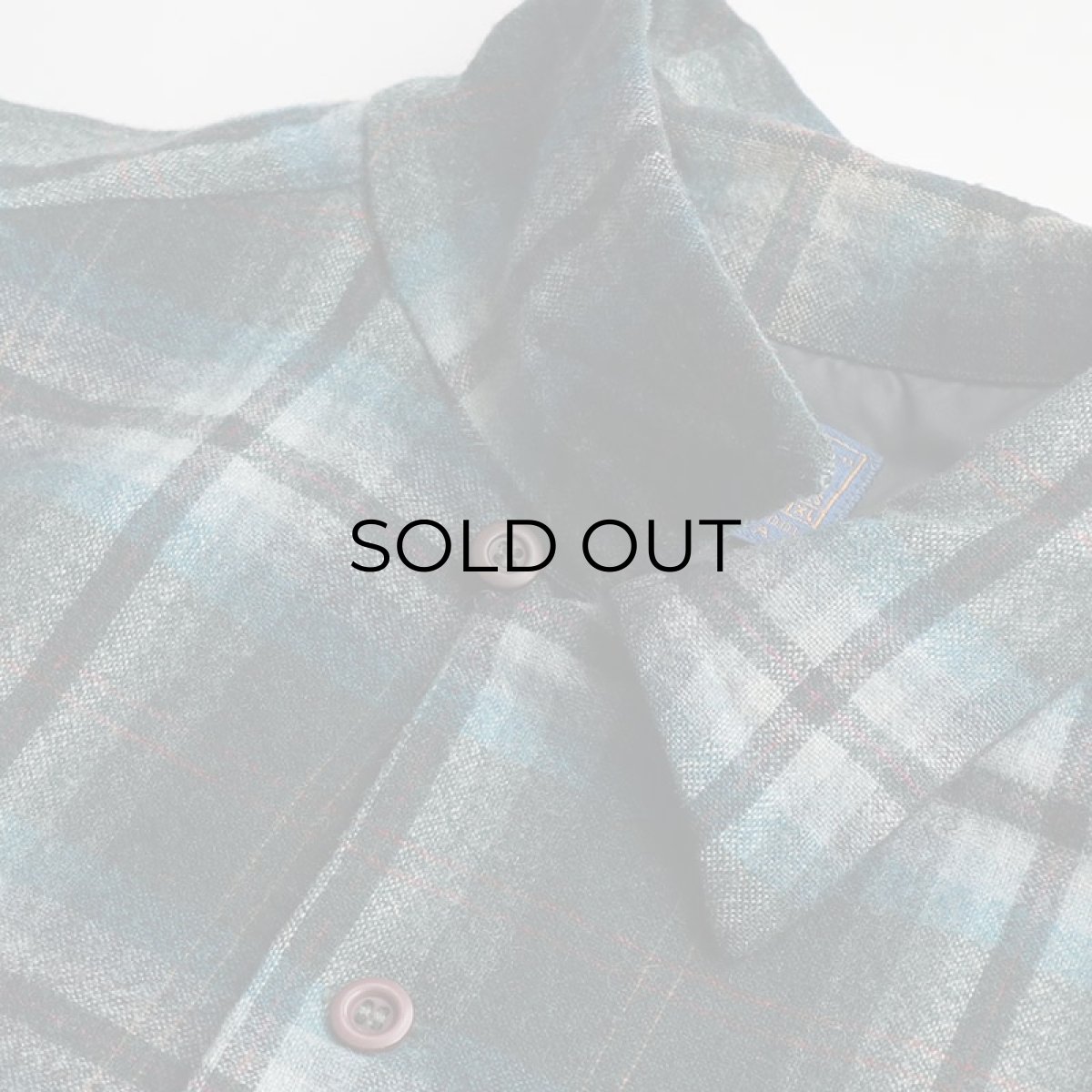 画像8: 70's〜 PENDLETON WOOL CHECK BOARD SHIRT (8)