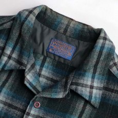 画像7: 70's〜 PENDLETON WOOL CHECK BOARD SHIRT (7)