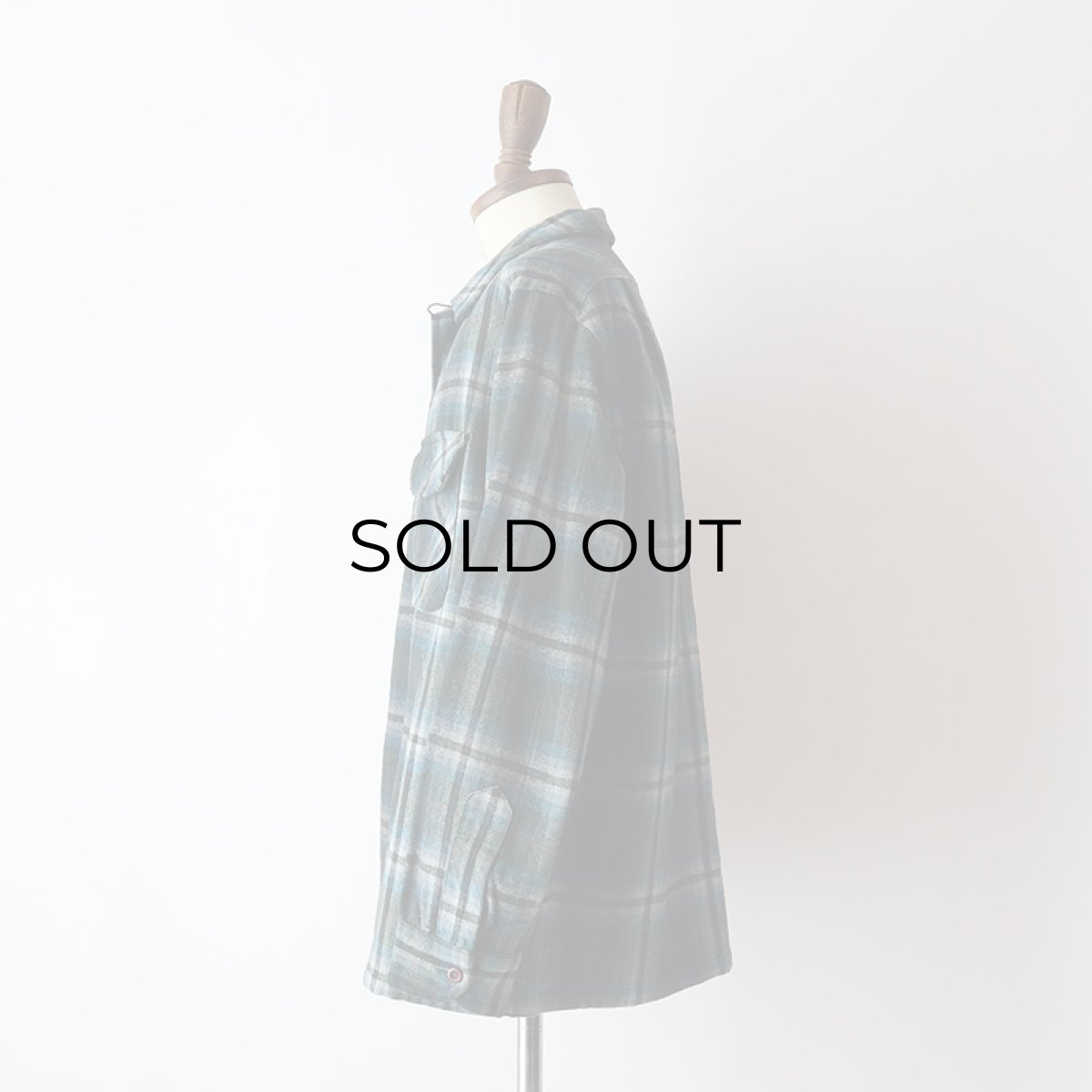 画像14: 70's〜 PENDLETON WOOL CHECK BOARD SHIRT (14)