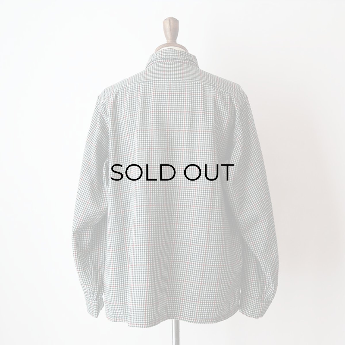 画像11: 40's BRENT WOOL CHECK OPEN COLLAR BOX SHIRT "MINT CONDITION" (11)