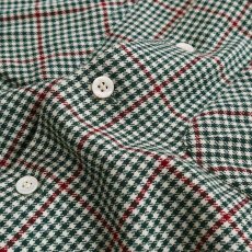 画像7: 40's BRENT WOOL CHECK OPEN COLLAR BOX SHIRT "MINT CONDITION" (7)