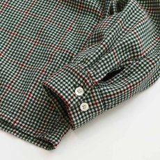 画像6: 40's BRENT WOOL CHECK OPEN COLLAR BOX SHIRT "MINT CONDITION" (6)