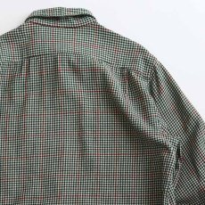 画像8: 40's BRENT WOOL CHECK OPEN COLLAR BOX SHIRT "MINT CONDITION" (8)