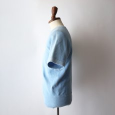 画像8: 〜60's UNKNOWN BRAND COTTON FLOCK PRINT S/S CREW NECK SWEAT "ΔΣΦ" (8)