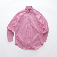 画像1: 00's Ralph Lauren COTTON GINGHAM CHECK B/D SHIRT (1)