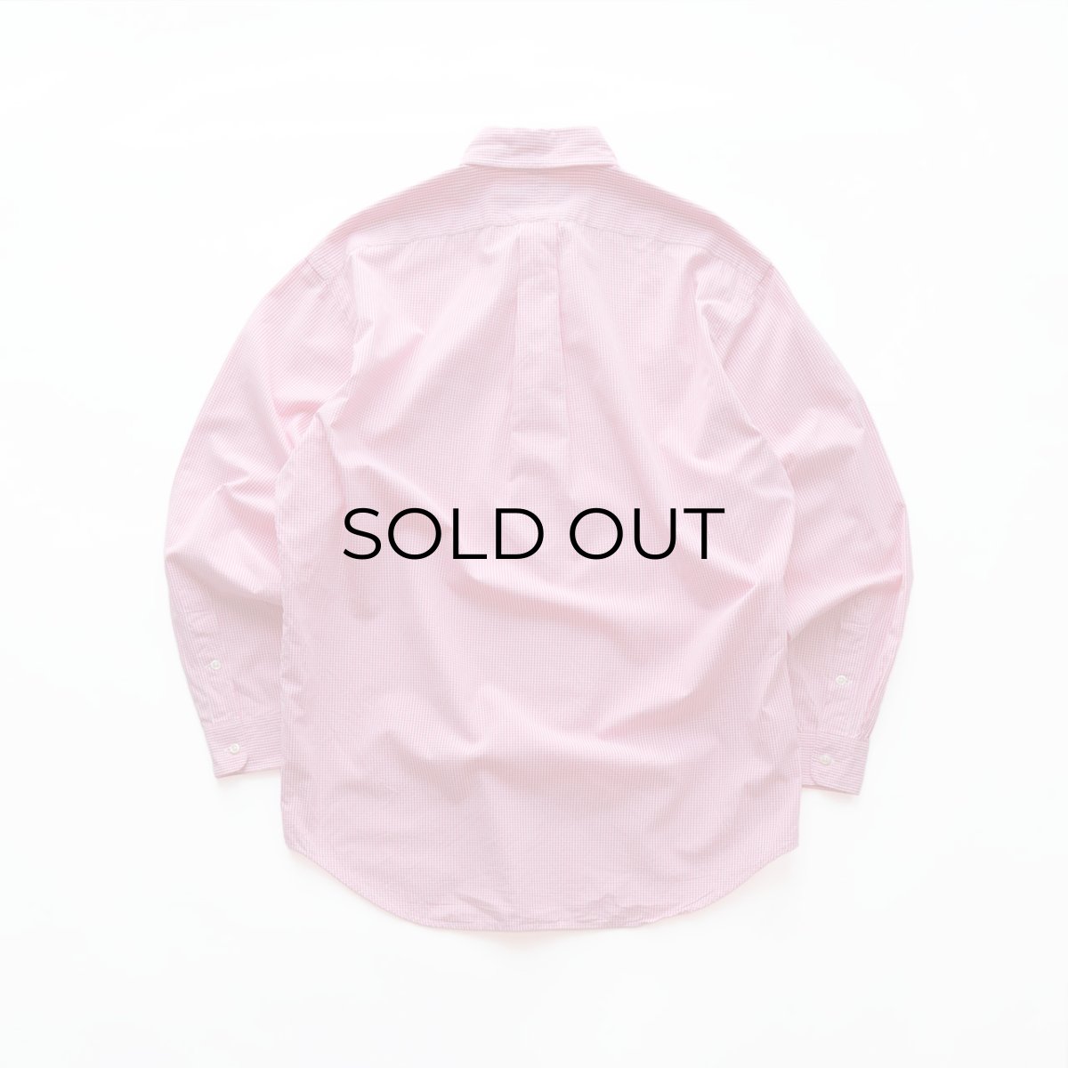 画像2: 00's Ralph Lauren COTTON GINGHAM CHECK B/D SHIRT (2)